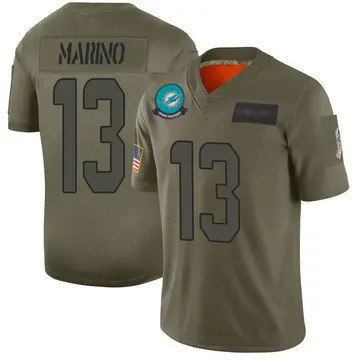 Nike Dolphins 13 Dan Marino Black Gold Vapor Untouchable Limited Men Jersey